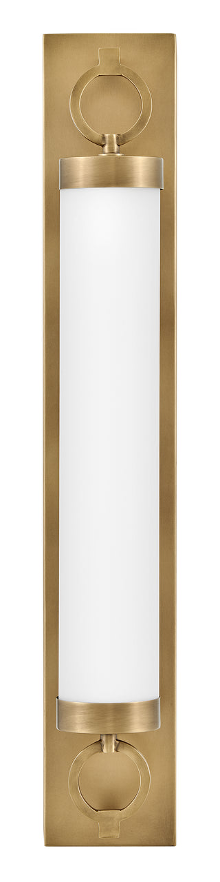 Baylor Large LED Vanity In Light Brass Finish