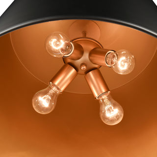 Allson 4-Light Pendant Light Matte Black