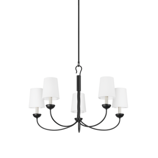 MONTPELIER Chandelier with Aged Iron Finish