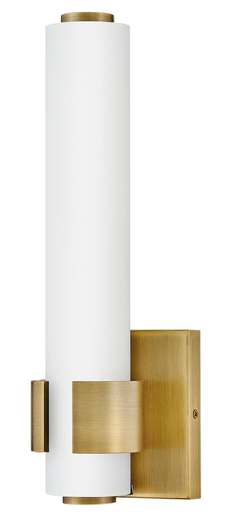 Aiden Medium LED Sconce In Light Brass Finish