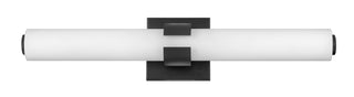 Aiden Medium LED Vanity In Black Finish