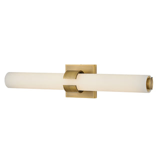 Aiden Medium LED Vanity In Light Brass Finish