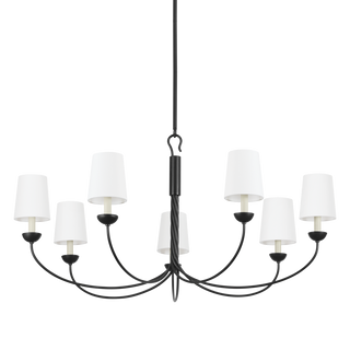 MONTPELIER Chandelier with Aged Iron Finish
