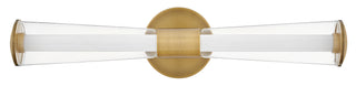 Elin Medium LED Vanity in Lacquered Brass