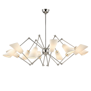 Buckingham Chandelier Polished Nickel