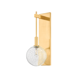 ONTEORA Wall Sconce with Aged Brass Finish