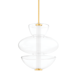 Palermo Pendant with Aged Brass Finish