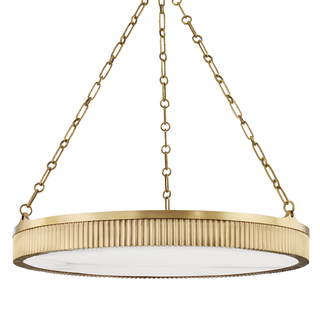 Lynden Chandelier Aged Brass