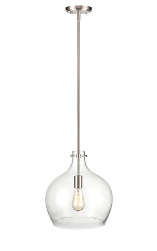 1-Light Pendant light Brushed Nickel