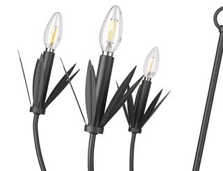 Primrose 6-Light Chandelier Ceiling Light Matte Black