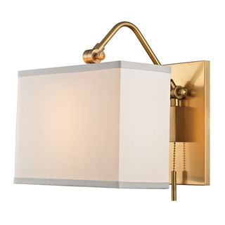 Leyden Wall Sconce Aged Brass