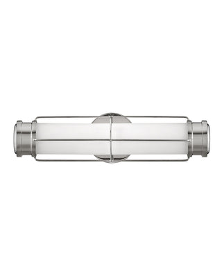 Saylor Medium LED Sconce In Polished Nickel Finish