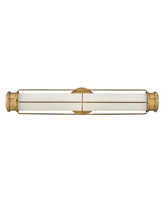 Saylor Large LED Sconce In Light Brass Finish