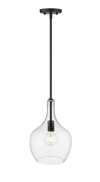 Lamara 1-Light Pendant Light Matte Black