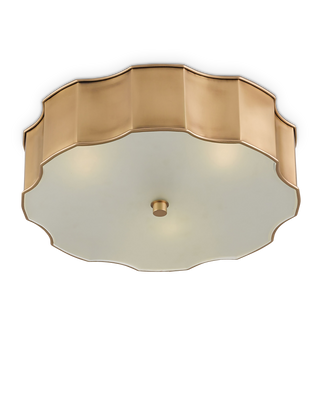 Wexford Brass Flush Mount