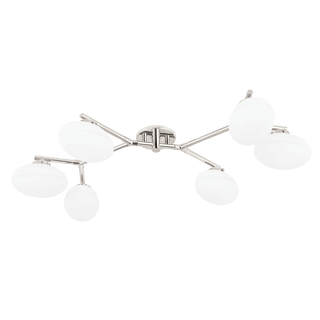 Wagner Semi Flush with Polished Nickel Finish