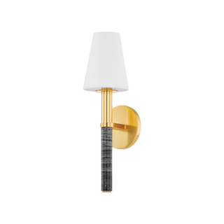 MONTREAL Wall Sconce with Aged Brass Finish