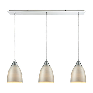 Merida 36'' Wide 3-Light Multi Pendant - Polished Chrome