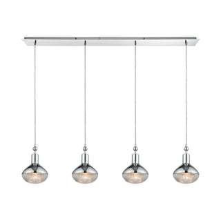 Ravette 46'' Wide 4-Light Mini Pendant - Polished Chrome