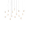 Dove 15-Light Linear Multi-Drop Pendant