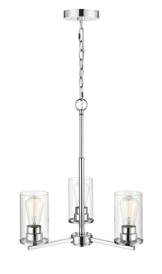 Verlana 3-Light Chandelier Ceiling Light Chrome