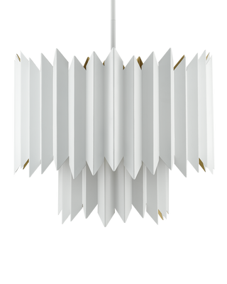 Syrie White Chandelier