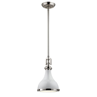 Rutherford 9'' Wide 1-Light Mini Pendant - Gloss White