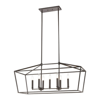 Fairfax 36'' Wide 7-Light Linear Chandeliers - Oil Rubbed Bronze