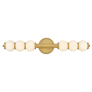 Trigo Large LED Sconce In Light Brass Finish