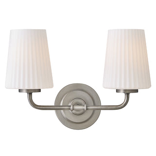 McKenna Small Two Light Vanity in Antique Nickel