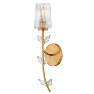 Aliso Medium Single Light Sconce in Distressed Brass