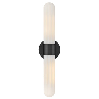 Nina Large Two Light Sconce in Black