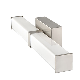 Tron Bathroom Vanity LED Light Bar Brushed Nickel