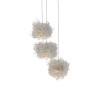 Birds Nest 3-Light Round Multi-Drop Pendant