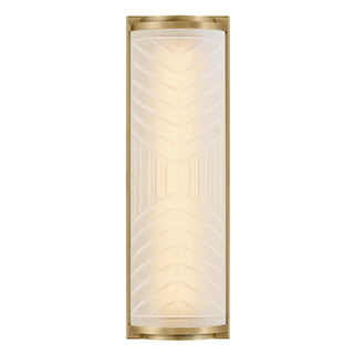 Devon Medium Bath Sconce In Light Brass Finish