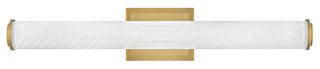 Devon Medium LED Vanity In Light Brass Finish