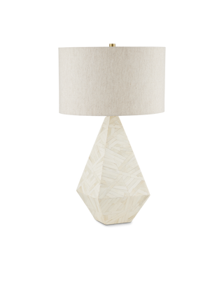 Elysium White Table Lamp