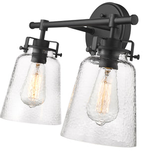 Amberose 2-Light Vanity Matte Black