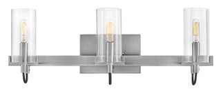 Ryden Medium Three Light Vanity In Brushed Nickel Finish