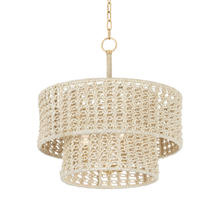 YORKHILL PENDANT with VINTAGE GOLD LEAF Finish