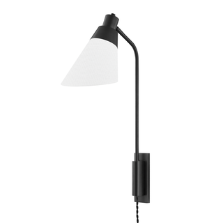Hooke Plug-in Sconce with Old Bronze Finish