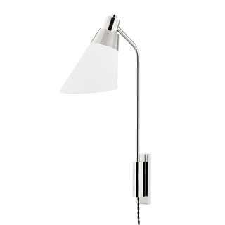 Hooke Plug-in Sconce Polished Nickel