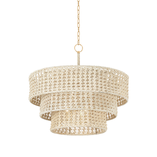 YORKHILL PENDANT with VINTAGE GOLD LEAF Finish