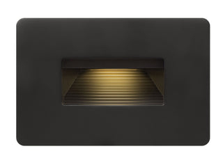 Luna LED 3000K Step Light 120v Horizontal in Satin Black