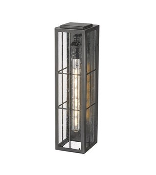 Jaxson 1-Light Outdoor Wall Sconce Powder Coated Black