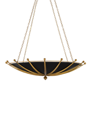 Fontaine Black & Gold Chandelier