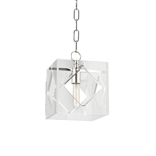 Travis Lantern with Polished Nickel Finish