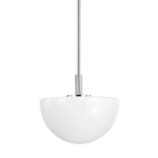Lethbridge Pendant with Polished Nickel Finish