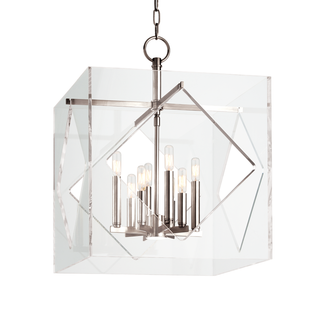 Travis Chandelier with Polished Nickel Finish