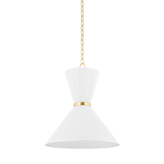 ENID Pendant with Aged Brass Finish